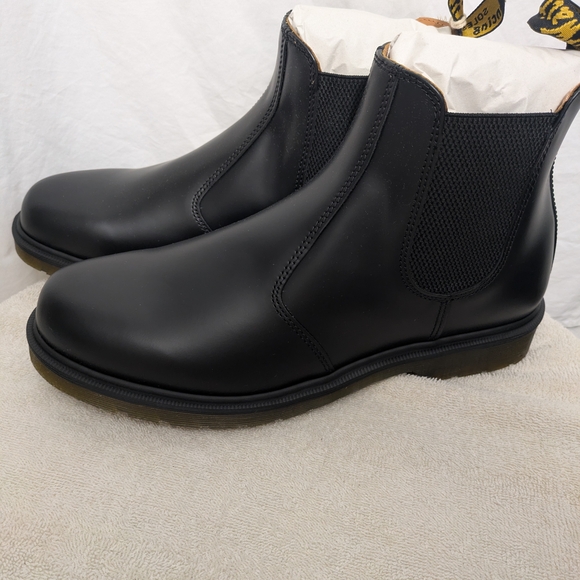Dr. Martens Black Leather Chukka Boots